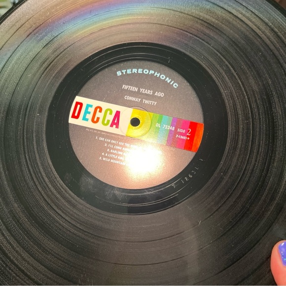 Conway Twitty Vinyl Record - Fifteen Years Ago 1970 - Picture 9 of 9